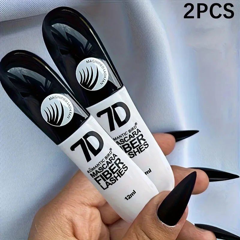 1/2/3PCS 7D Fiber Mascara Set Waterproof Durable Curling Mascara Sweatproof Anti - smudge Slimming Base Mascara for all skin types - La Tienda Bella