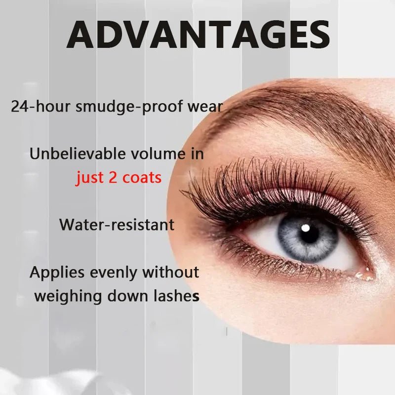 1/2/3PCS 7D Fiber Mascara Set Waterproof Durable Curling Mascara Sweatproof Anti - smudge Slimming Base Mascara for all skin types - La Tienda Bella
