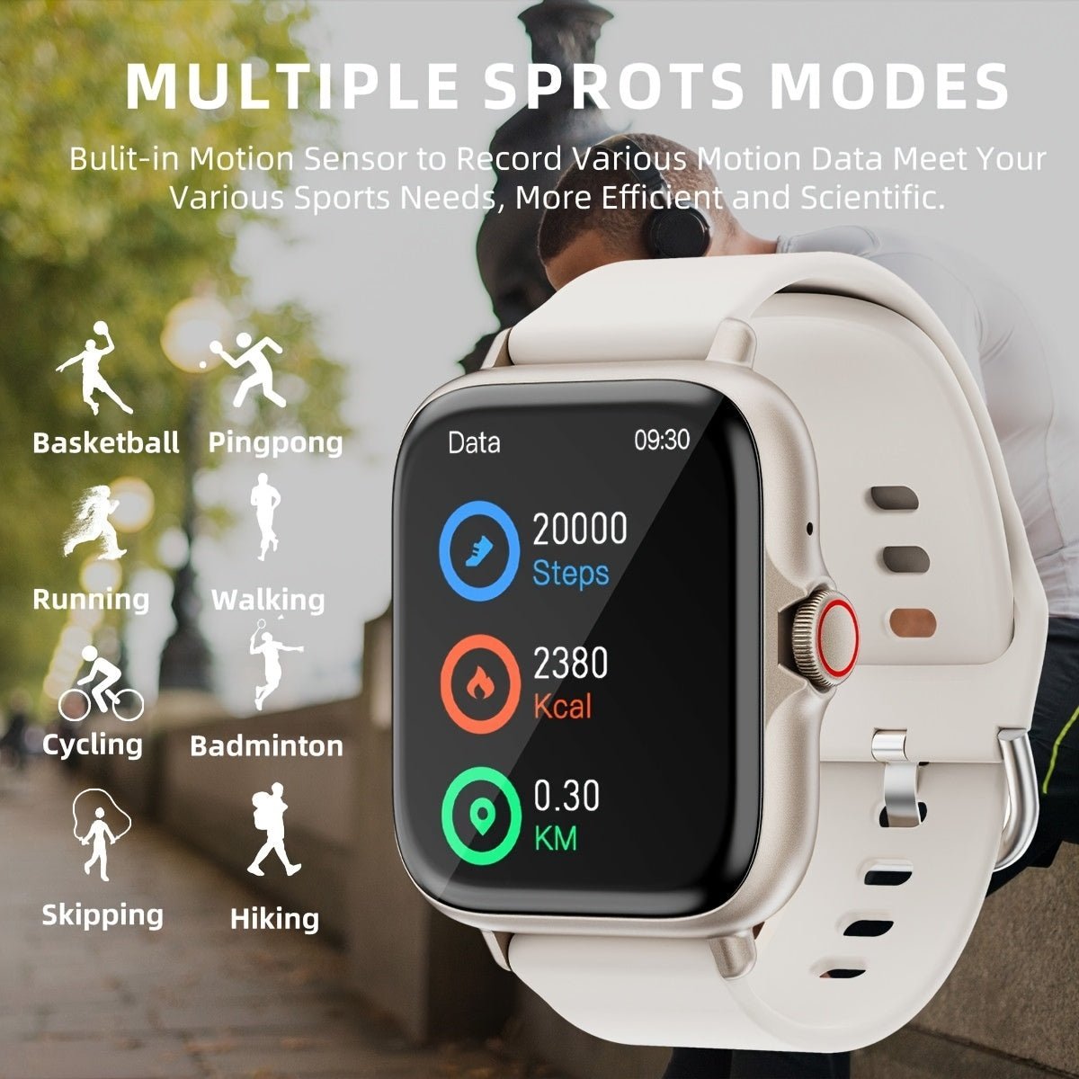 1.83" Full Touch Screen Fitness Activity Tracker Watch, Women/Men Sports Smart Watch, Make/Answer Call Smartwatch, with Multi - Sport Modes, Wireless Call and Answer, Pedometer, Information Alerts, Sport Smart Fitness Watches f - La Tienda Bella