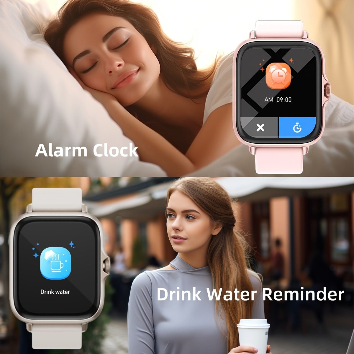 1.83" Full Touch Screen Fitness Activity Tracker Watch, Women/Men Sports Smart Watch, Make/Answer Call Smartwatch, with Multi - Sport Modes, Wireless Call and Answer, Pedometer, Information Alerts, Sport Smart Fitness Watches f - La Tienda Bella