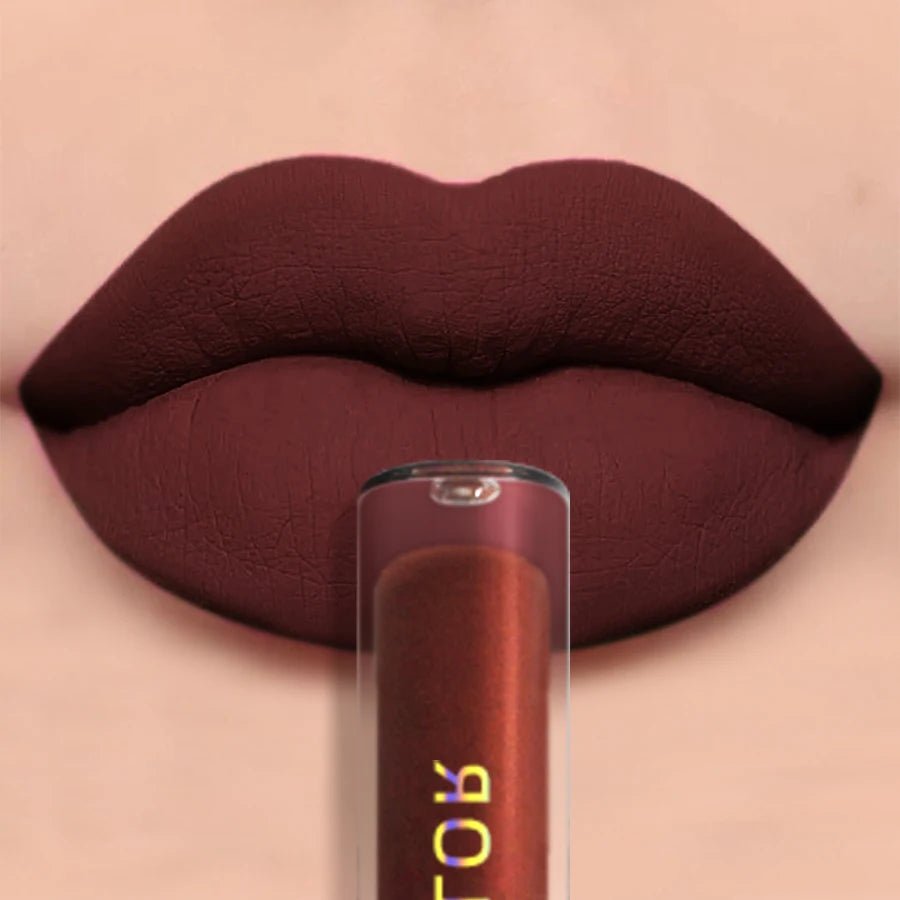 19 colors Matte Velvet Lip Gloss Waterproof Liquid Lipstick Nude Black Lips tint Makeup Lip Glaze Cosmetics Red Lip Stain Beauty - La Tienda Bella