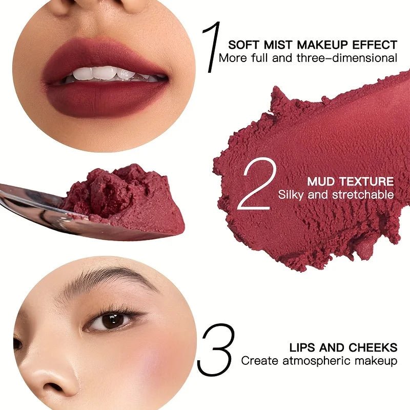 19 colors Matte Velvet Lip Gloss Waterproof Liquid Lipstick Nude Black Lips tint Makeup Lip Glaze Cosmetics Red Lip Stain Beauty - La Tienda Bella