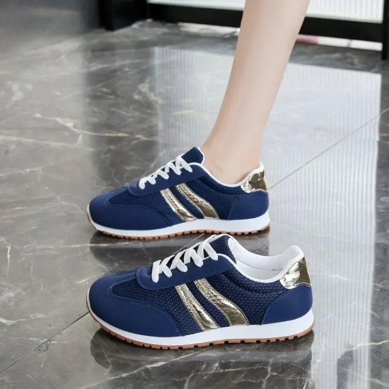 2025 New Women's Running Shoes Lace Up Sneakers Female Casual Kids Shoes Fashion Tennis Shoes Outdoor Soft Sole Women - La Tienda Bella