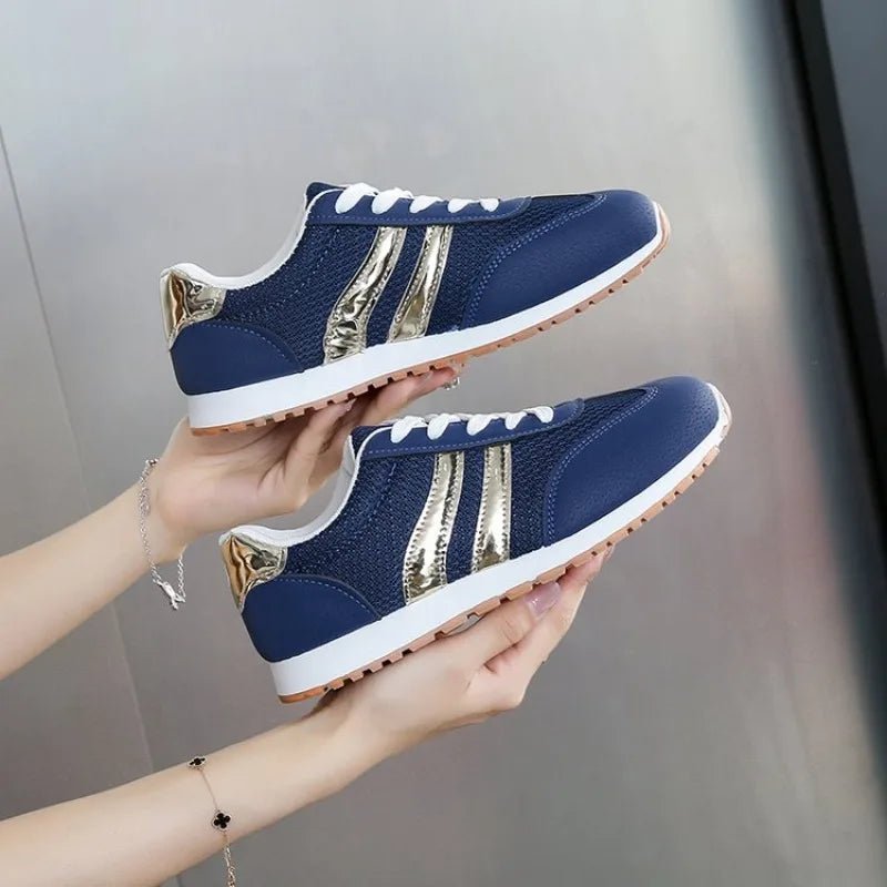 2025 New Women's Running Shoes Lace Up Sneakers Female Casual Kids Shoes Fashion Tennis Shoes Outdoor Soft Sole Women - La Tienda Bella