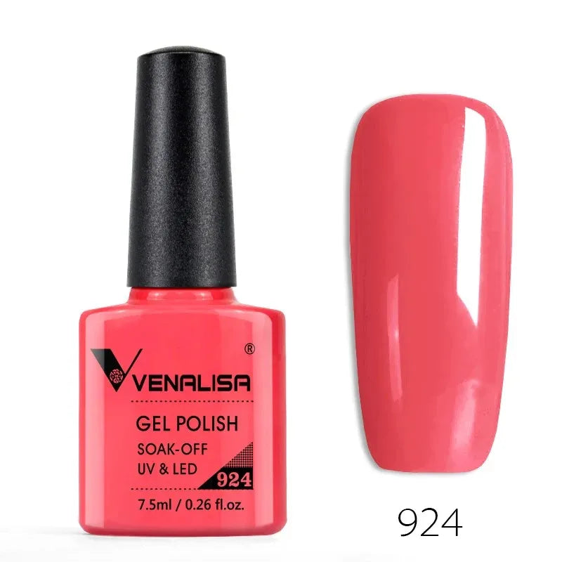 Venalisa Fashion Shiny 7.5ml Soak off UV Gel Nail Polish Nail Art Manicure Cosmetics Nail Gel Tips Varnish L1