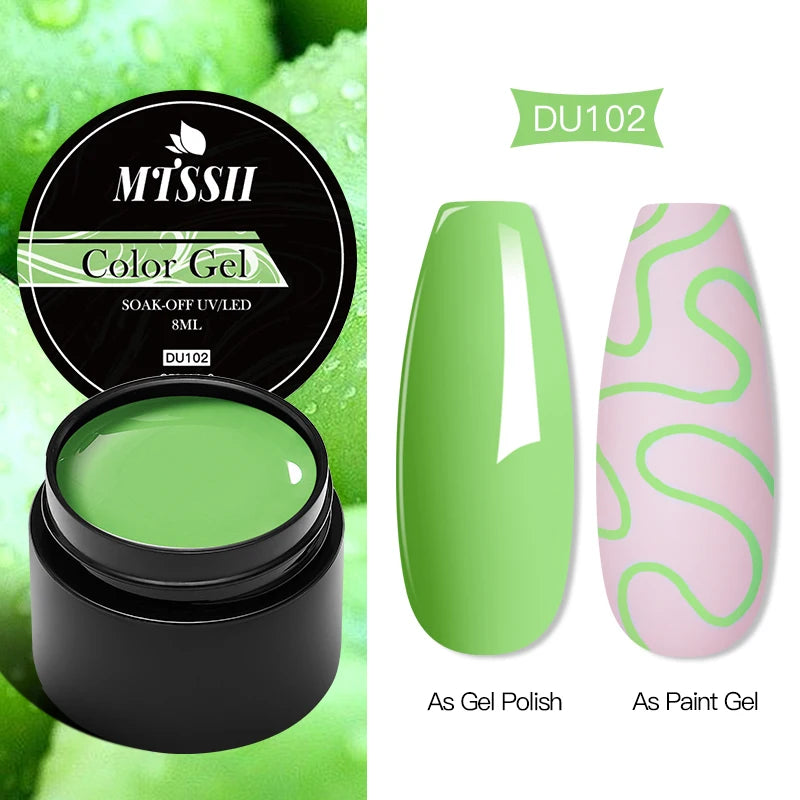 Mtssii 8ML Quick Extension Nail Gel Vernis Nude Milk White Gel Nail Polish UV Semi Permanent Nails Art For Manicure Tools