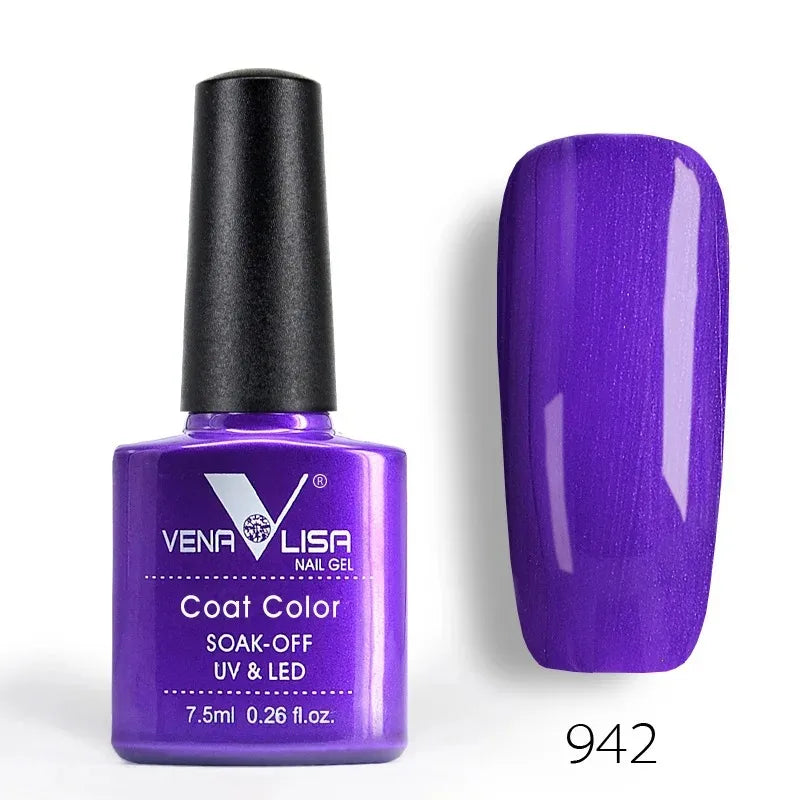 Venalisa Fashion Shiny 7.5ml Soak off UV Gel Nail Polish Nail Art Manicure Cosmetics Nail Gel Tips Varnish L1