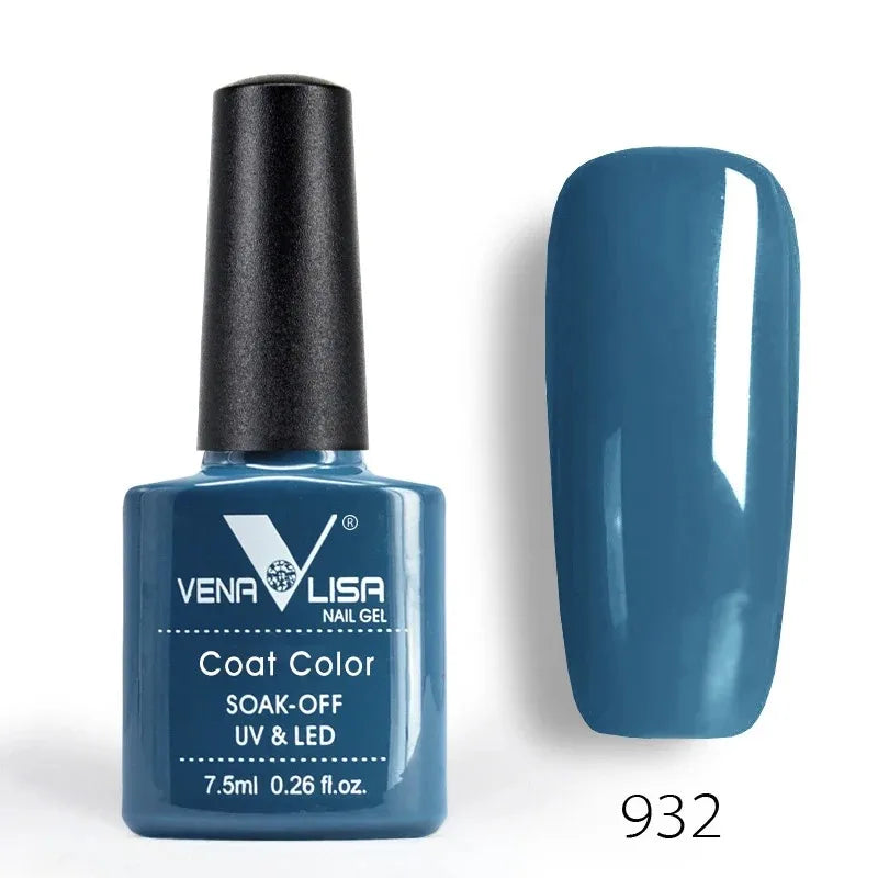 Venalisa Fashion Shiny 7.5ml Soak off UV Gel Nail Polish Nail Art Manicure Cosmetics Nail Gel Tips Varnish L1