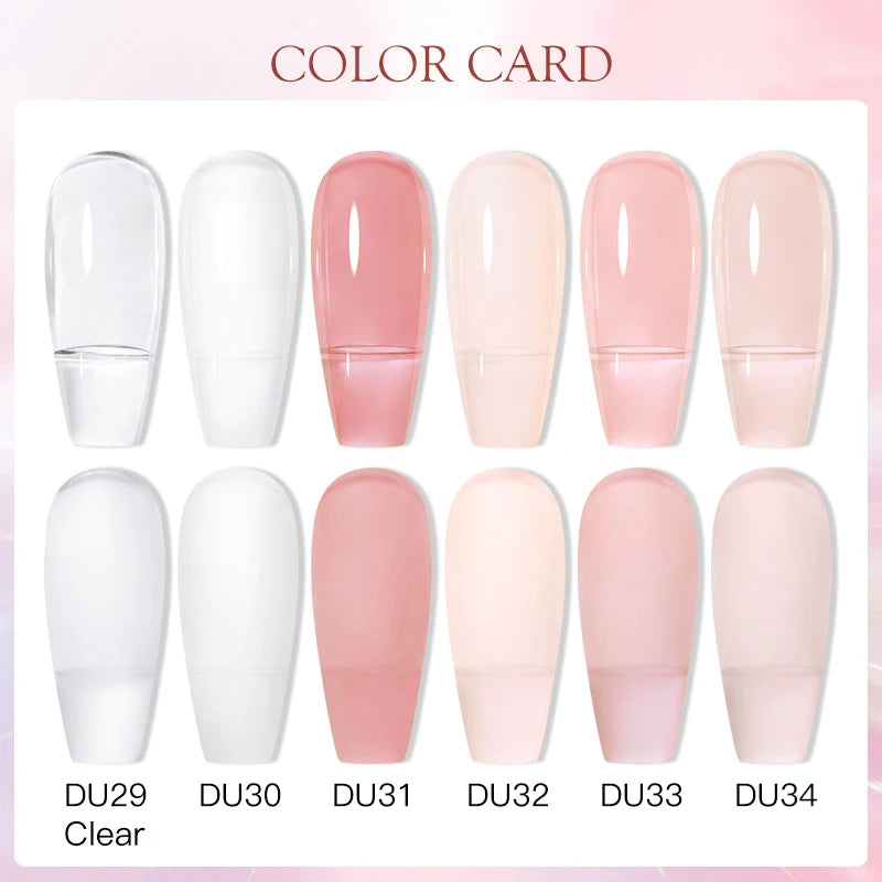 Mtssii 8ML Quick Extension Nail Gel Vernis Nude Milk White Gel Nail Polish UV Semi Permanent Nails Art For Manicure Tools