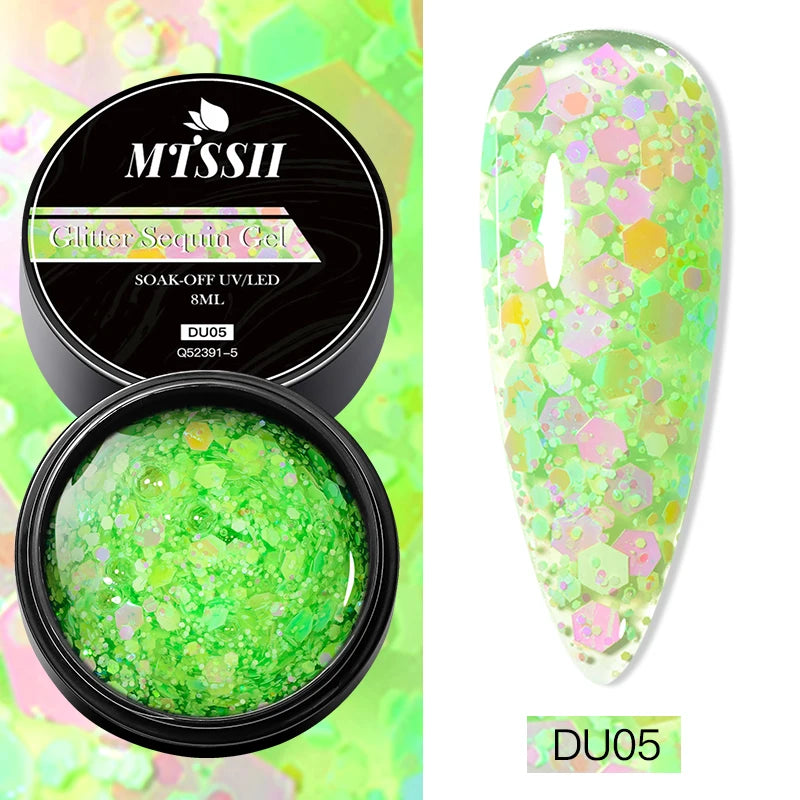 Mtssii 8ML Quick Extension Nail Gel Vernis Nude Milk White Gel Nail Polish UV Semi Permanent Nails Art For Manicure Tools