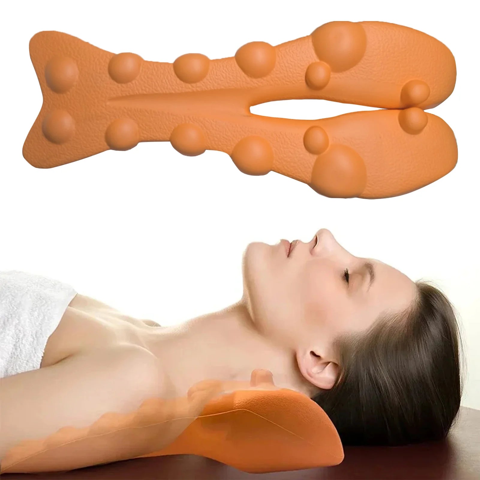 Acupressure Cervical Neck Support Braces Massager Multipurpose Cervical Neck Traction Device - La Tienda Bella