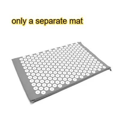Acupressure Mat Sensi Massage Mat Pillow Set applicator for Neck Foot Yoga Mat with Needle Back Cushion - La Tienda Bella