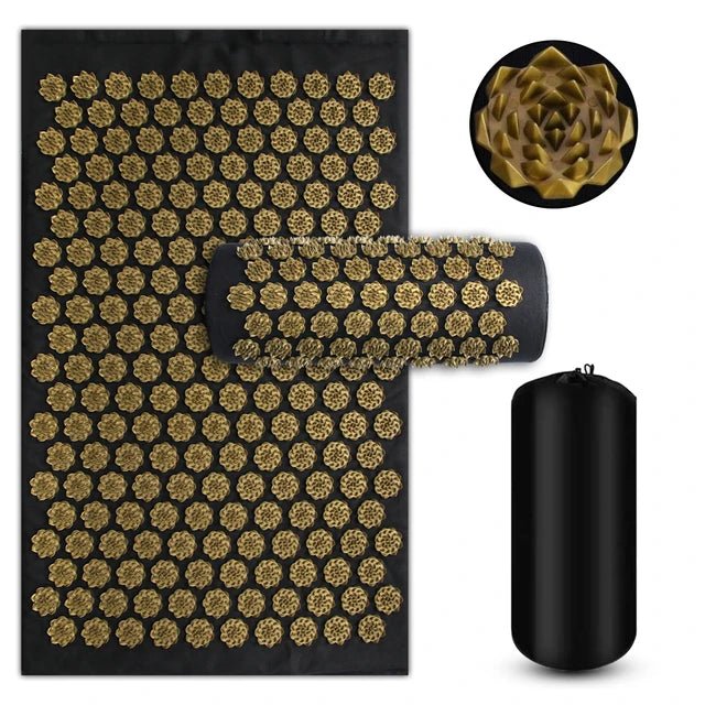 Acupressure Yoga Mat Kuznetsov's Applicator Cushion Sensi Massage Body Needles With Spikes Pillow Foot Massager Fitness Pilates - La Tienda Bella