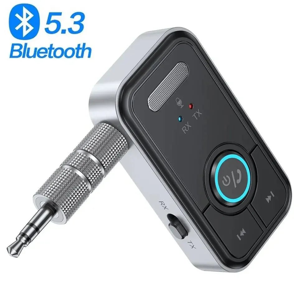Bluetooth 5.3 Transmitter Receiver Adapter Wireless Audio For Car Music Headphone Speaker 3.5mm Jack AUX Wireless Audio Adapter - La Tienda Bella