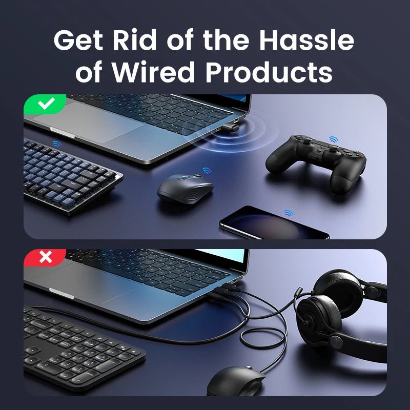 Bluetooth Adapter USB Bluetooth 5.4 for PC Dongle Adaptador Wireless Mouse Keyborad Music Audio Receiver USB Transmitter - La Tienda Bella