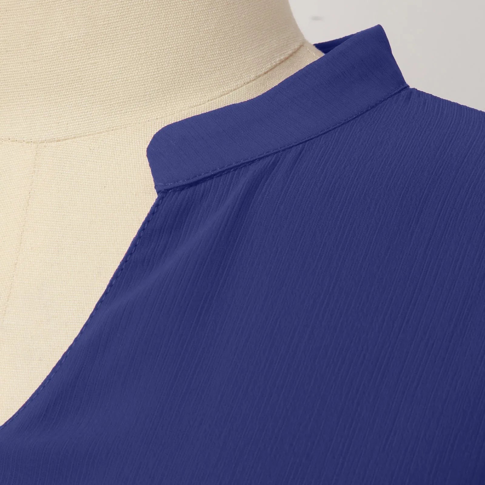 Elegant V - Neck Blouse for Women – Casual Long Sleeve Office Top - La Tienda Bella