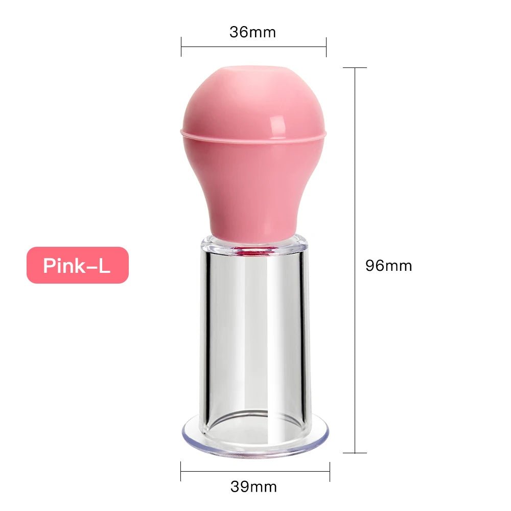 Facial Massage Cups Rubber Vacuum Cupping Skin Lifting Anti Cellulite Massager for Face Pvc Body Cups Skin Scraping Massage Jar - La Tienda Bella