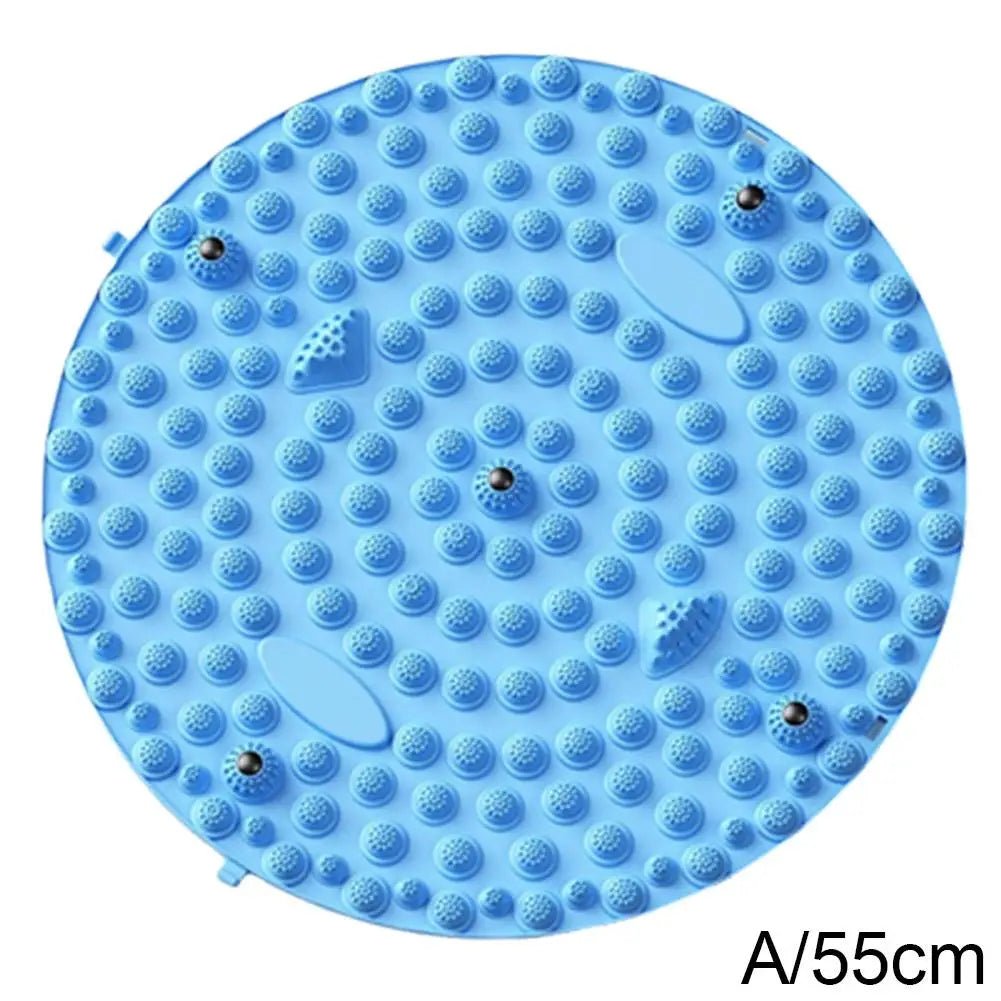 Foot Yoga Massage Acupressure Board Mat Muscle Relaxation Round Exercise Mat Fitness Foot Training Massage Acupressure Mat - La Tienda Bella