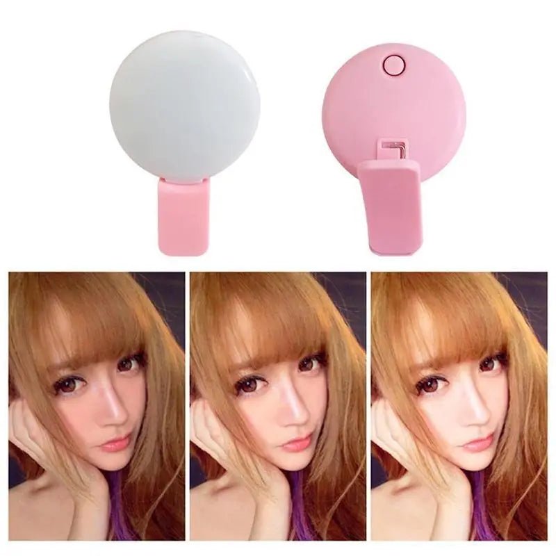 Mini LED Selfie Light Portable Mobile Phone Selfie Lamp Selfie Clip Light Photography Clip Fill Light Accessories - La Tienda Bella