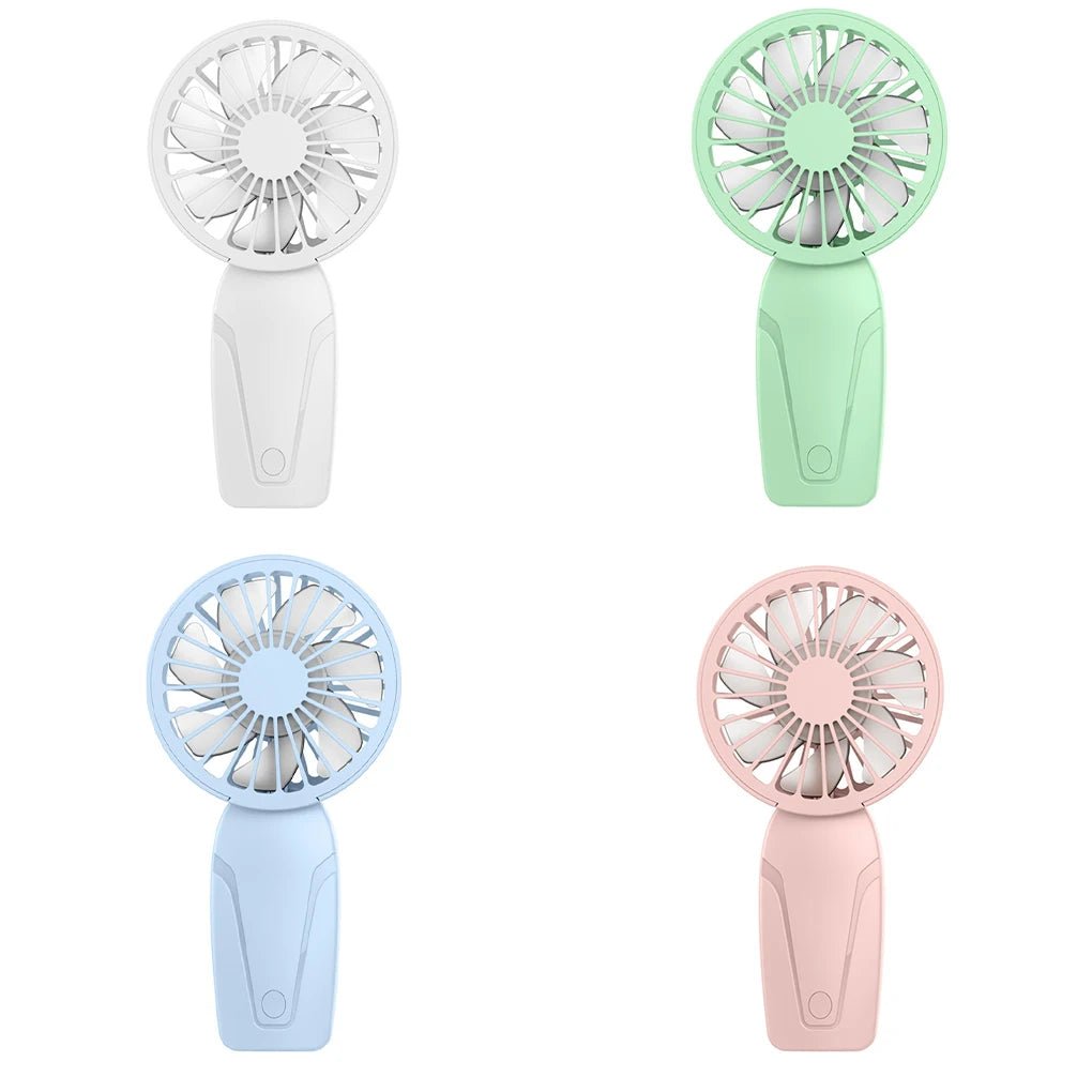 Mini Portable Fans Handheld USB Rechargeable Fan Air Cooler Outdoor Travel Hand Fans Ventilation Fan - La Tienda Bella