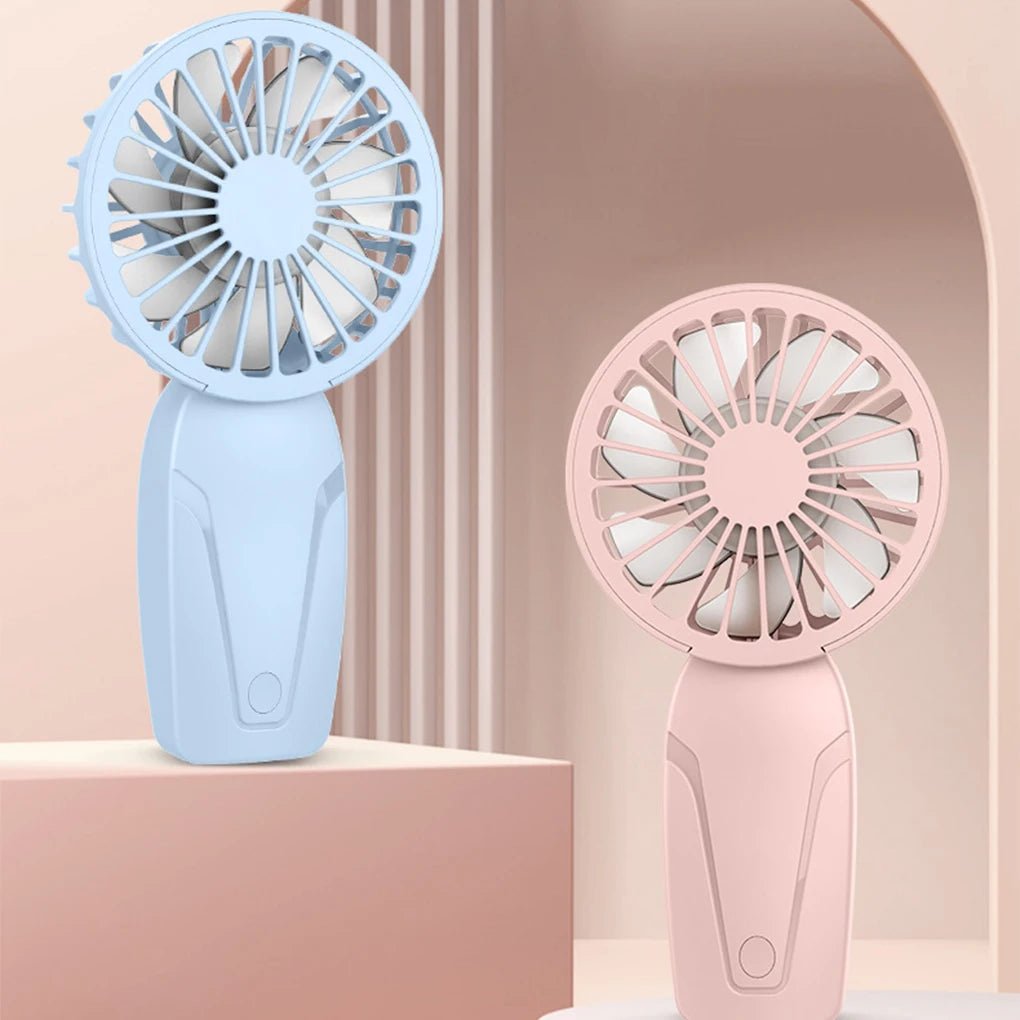 Mini Portable Fans Handheld USB Rechargeable Fan Air Cooler Outdoor Travel Hand Fans Ventilation Fan - La Tienda Bella
