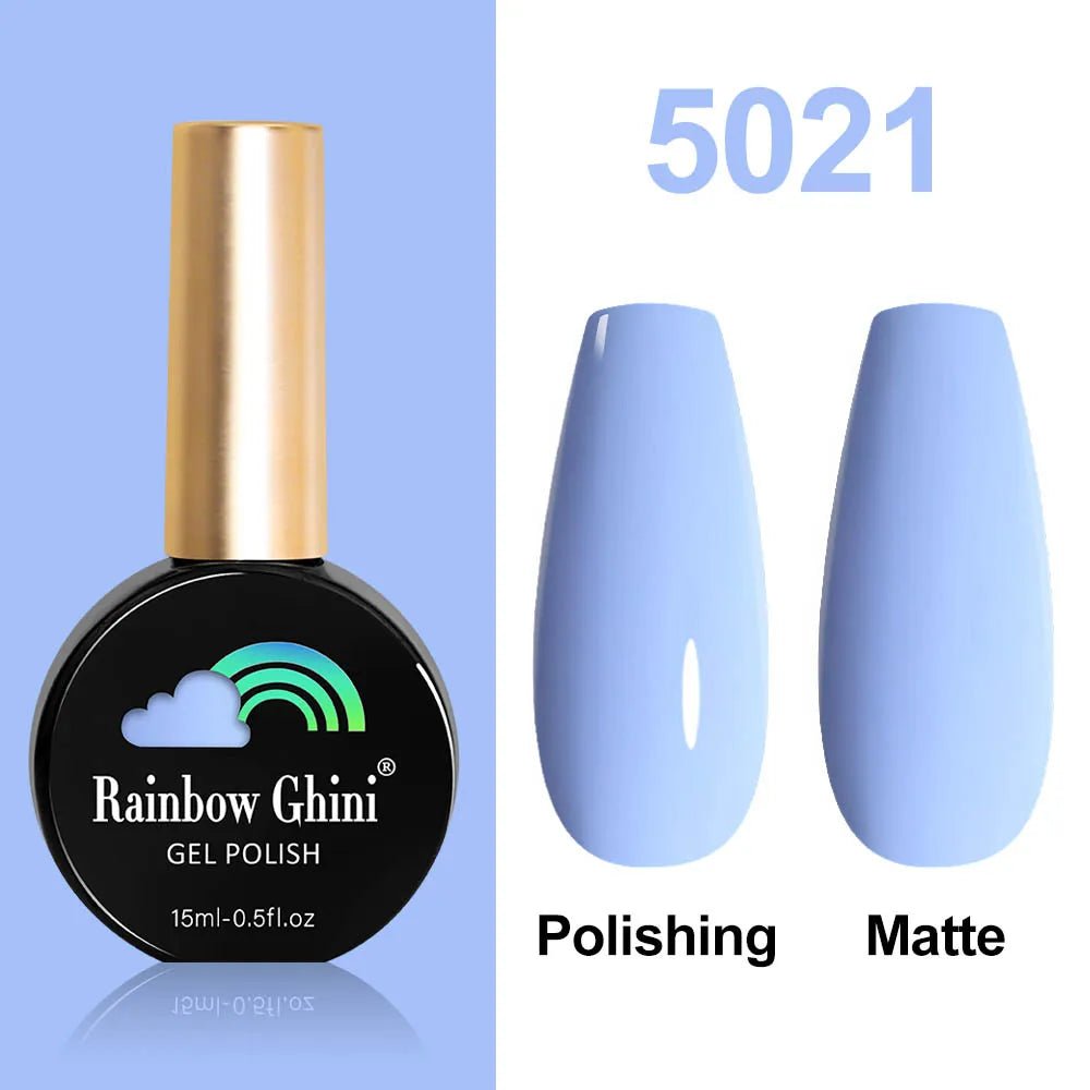 Rainbow Ghini HEMA TPO FREE Nail Gel Polish Nail Supplies Vernis Semi Permanent Glitter Nail Art Manicure LED UV Gel Varnishes - La Tienda Bella