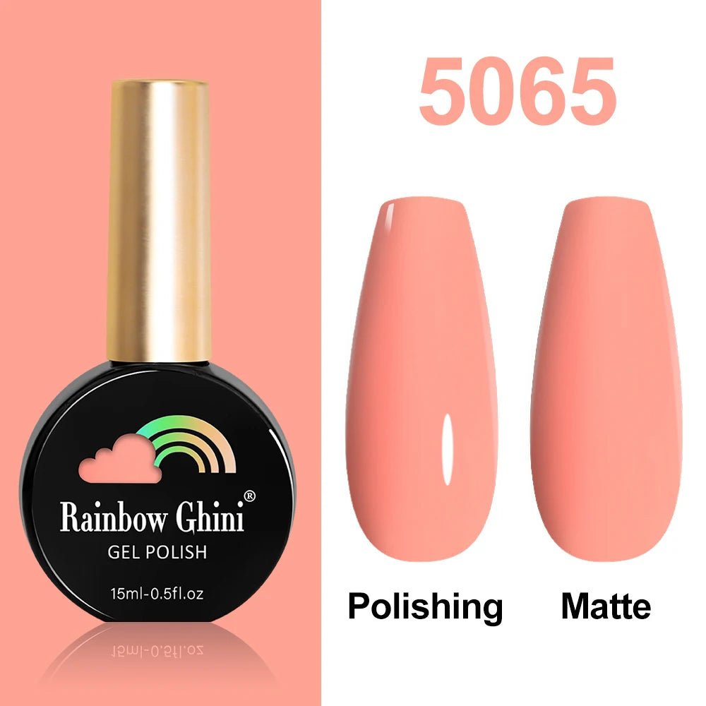 Rainbow Ghini HEMA TPO FREE Nail Gel Polish Nail Supplies Vernis Semi Permanent Glitter Nail Art Manicure LED UV Gel Varnishes - La Tienda Bella