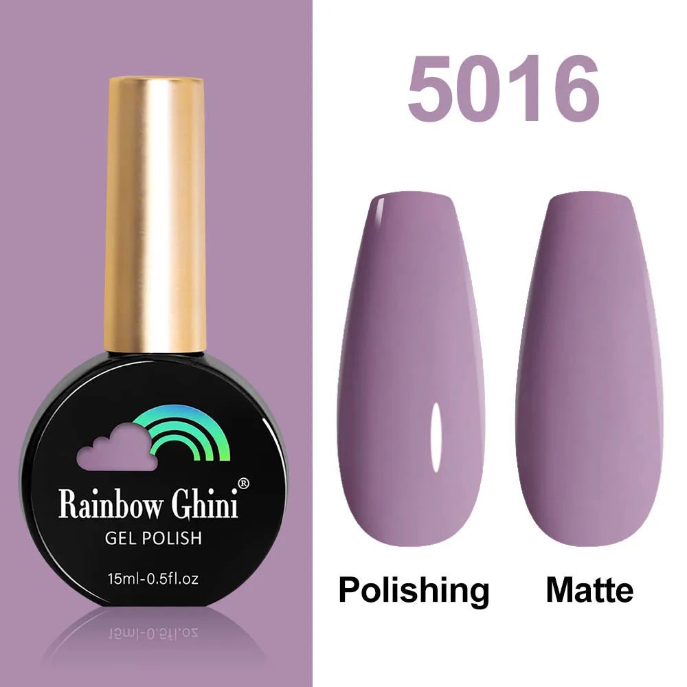 Rainbow Ghini HEMA TPO FREE Nail Gel Polish Nail Supplies Vernis Semi Permanent Glitter Nail Art Manicure LED UV Gel Varnishes - La Tienda Bella