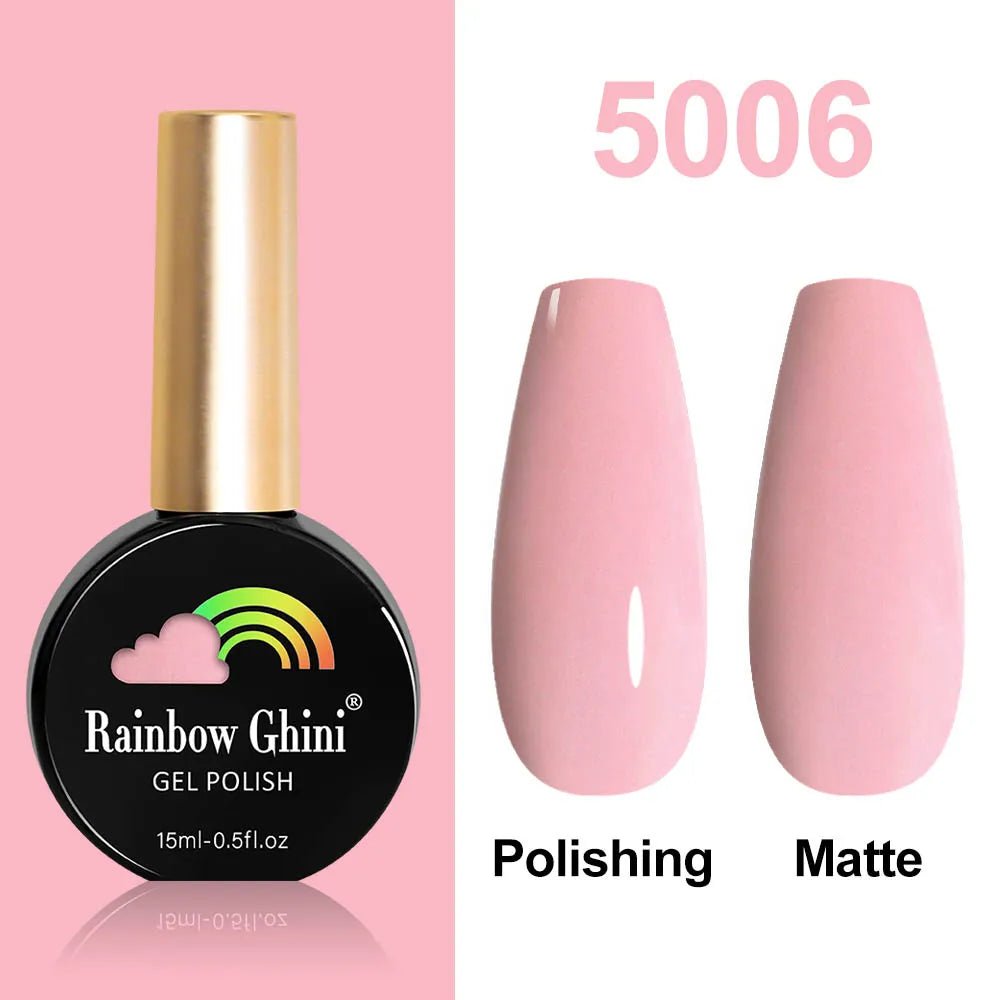 Rainbow Ghini HEMA TPO FREE Nail Gel Polish Nail Supplies Vernis Semi Permanent Glitter Nail Art Manicure LED UV Gel Varnishes - La Tienda Bella
