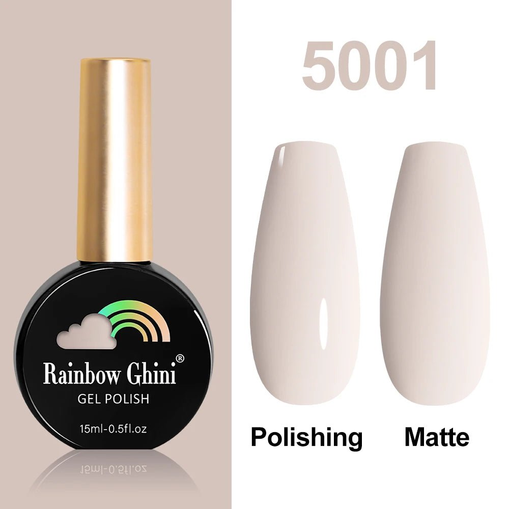 Rainbow Ghini HEMA TPO FREE Nail Gel Polish Nail Supplies Vernis Semi Permanent Glitter Nail Art Manicure LED UV Gel Varnishes - La Tienda Bella