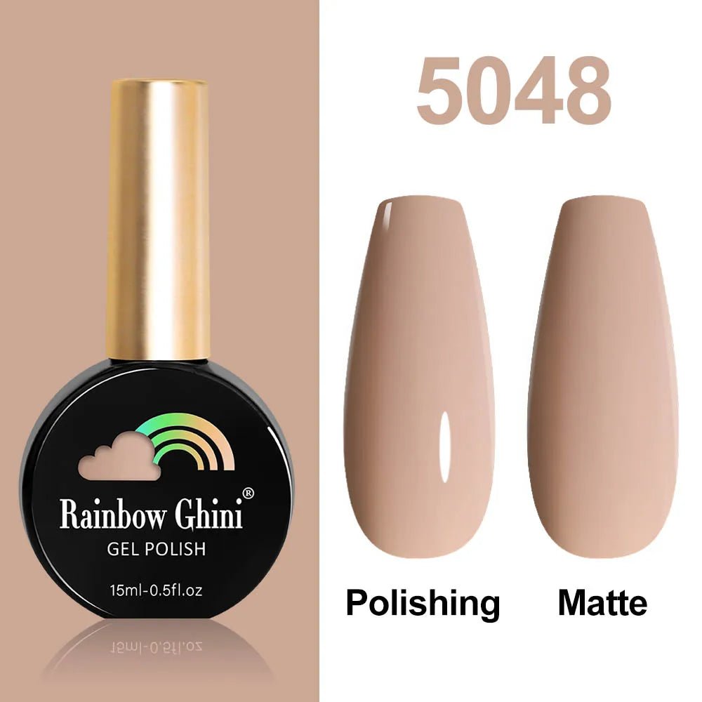 Rainbow Ghini HEMA TPO FREE Nail Gel Polish Nail Supplies Vernis Semi Permanent Glitter Nail Art Manicure LED UV Gel Varnishes - La Tienda Bella