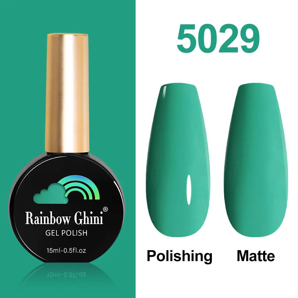 Rainbow Ghini HEMA TPO FREE Nail Gel Polish Nail Supplies Vernis Semi Permanent Glitter Nail Art Manicure LED UV Gel Varnishes - La Tienda Bella