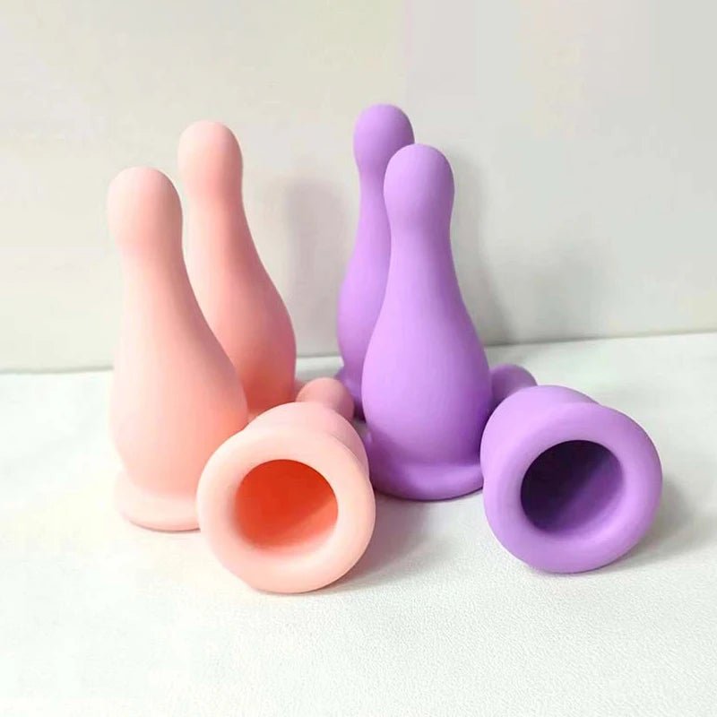 Silicone Vacuum Cupping Massage Jars Anti Cellulite Massage Facial Suction Cups Face Neck Lift Skin Scraping Guasha Anti Wrinkle - La Tienda Bella