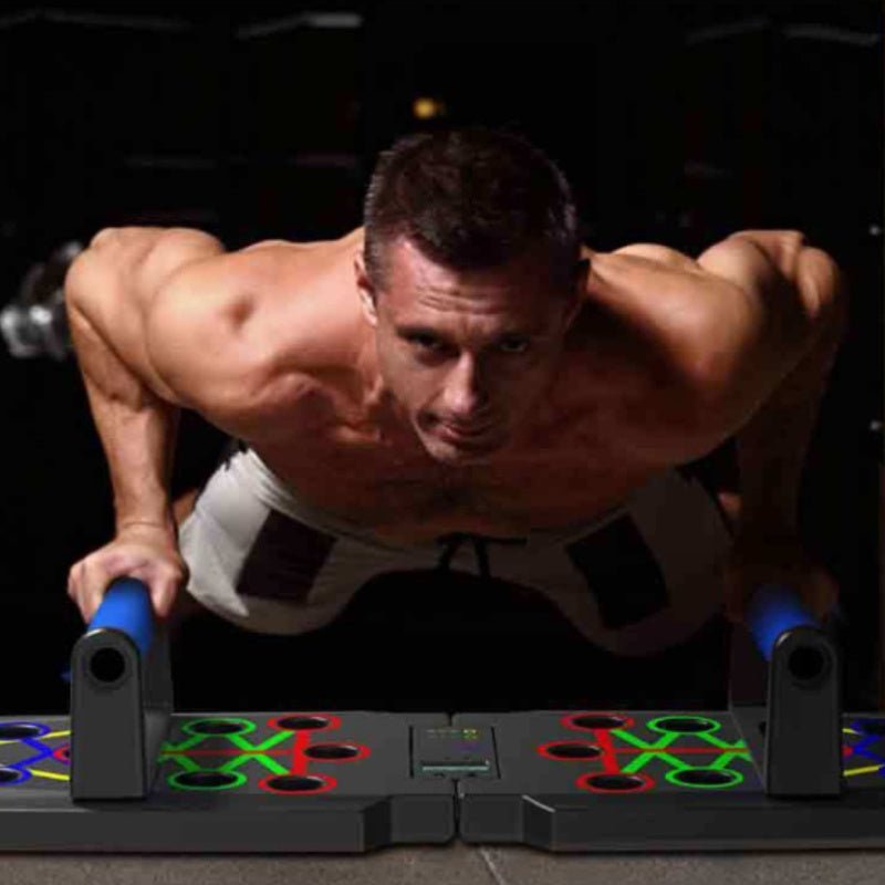 Ultimate Home Gym System - Multi - Functional Chest Press Machine with Adjustable Bars, Space - Saving Design, No Electricity Required, Perfect for Men and Women of All Fitness Levels - La Tienda Bella