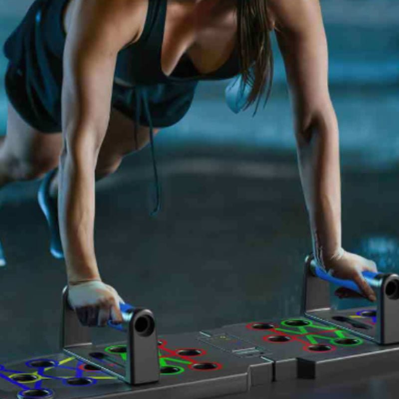 Ultimate Home Gym System - Multi - Functional Chest Press Machine with Adjustable Bars, Space - Saving Design, No Electricity Required, Perfect for Men and Women of All Fitness Levels - La Tienda Bella