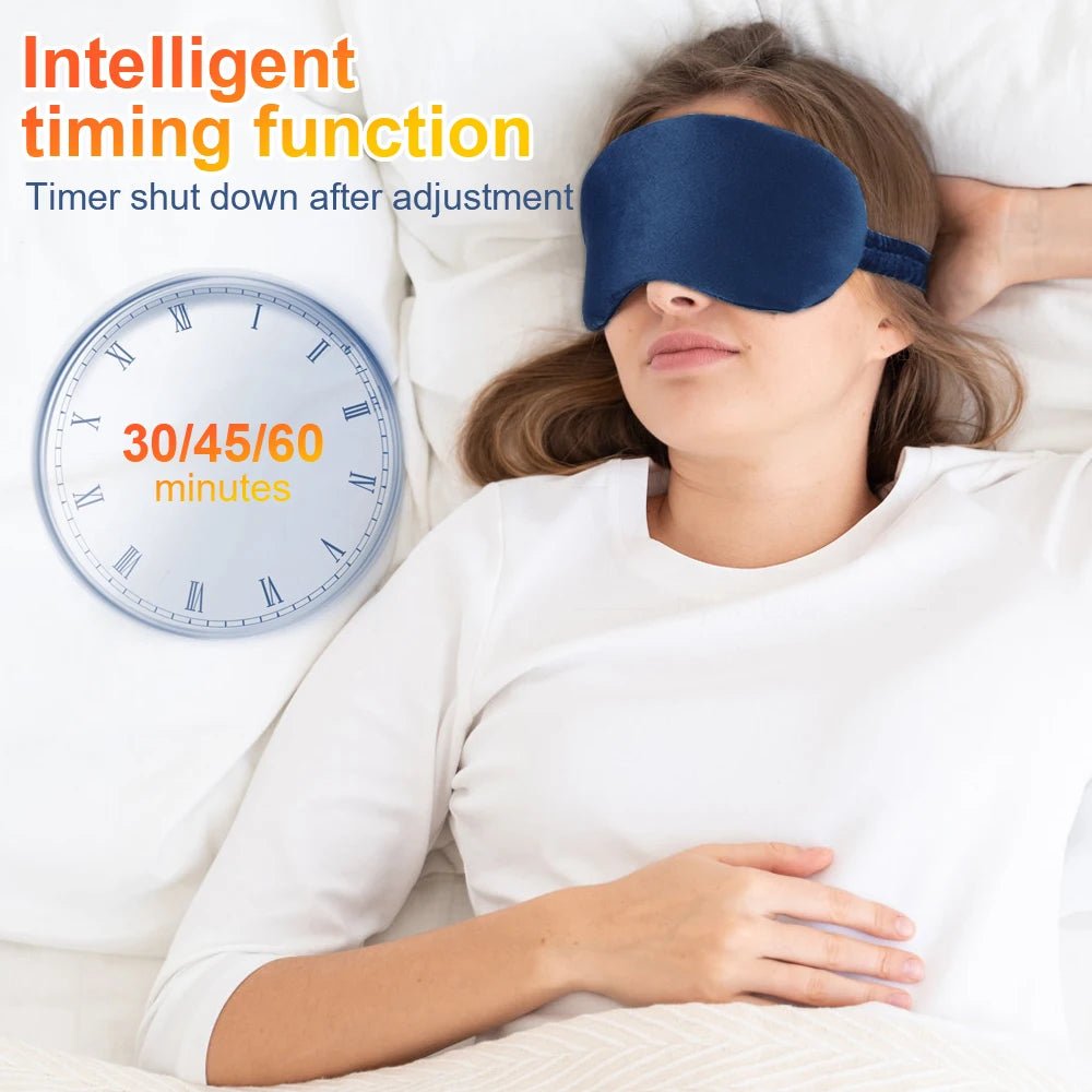 USB Infrared Heated Eye Mask for Dry Eyes Sleep Warm Compress with Constant Temperature Dark Circles Puffiness Heated Eye Mask - La Tienda Bella