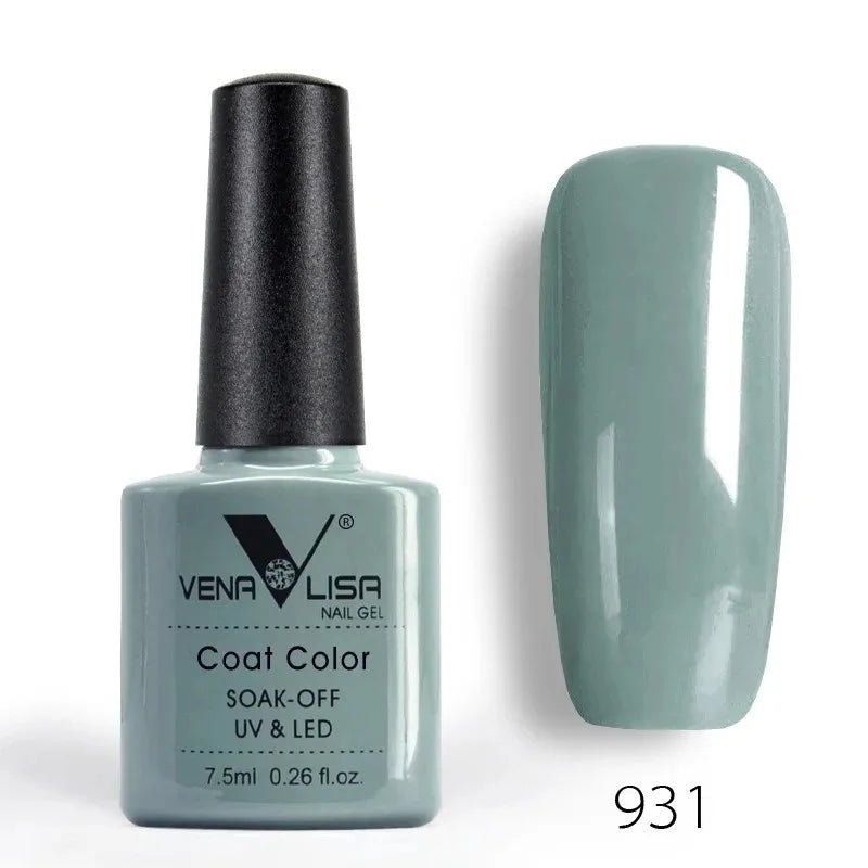 Venalisa Fashion Shiny 7.5ml Soak off UV Gel Nail Polish Nail Art Manicure Cosmetics Nail Gel Tips Varnish L1 - La Tienda Bella