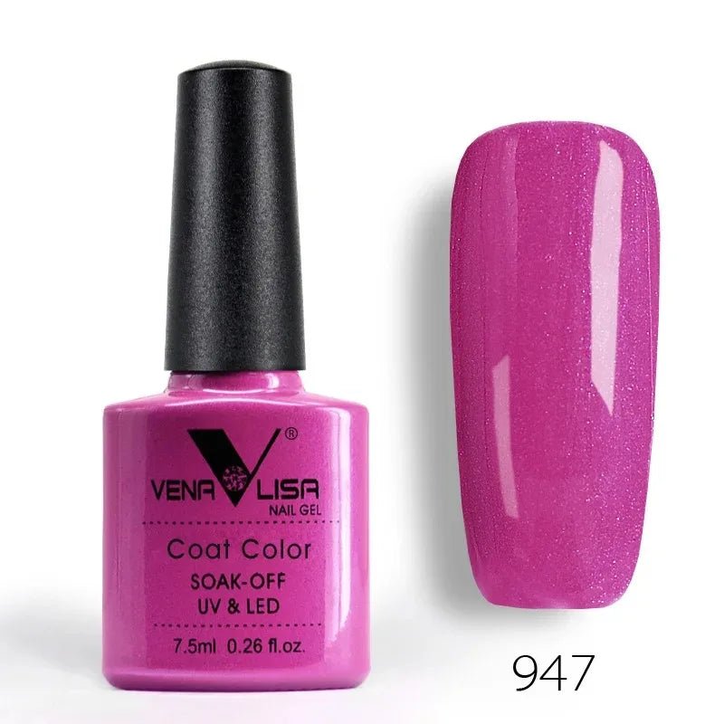 Venalisa Fashion Shiny 7.5ml Soak off UV Gel Nail Polish Nail Art Manicure Cosmetics Nail Gel Tips Varnish L1 - La Tienda Bella