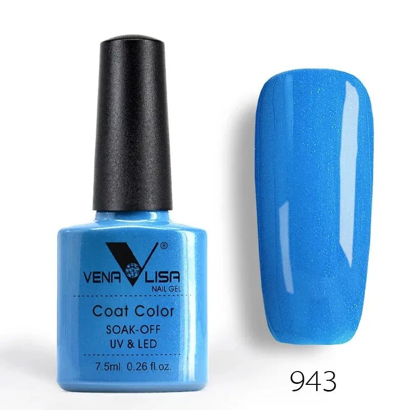 Venalisa Fashion Shiny 7.5ml Soak off UV Gel Nail Polish Nail Art Manicure Cosmetics Nail Gel Tips Varnish L1 - La Tienda Bella