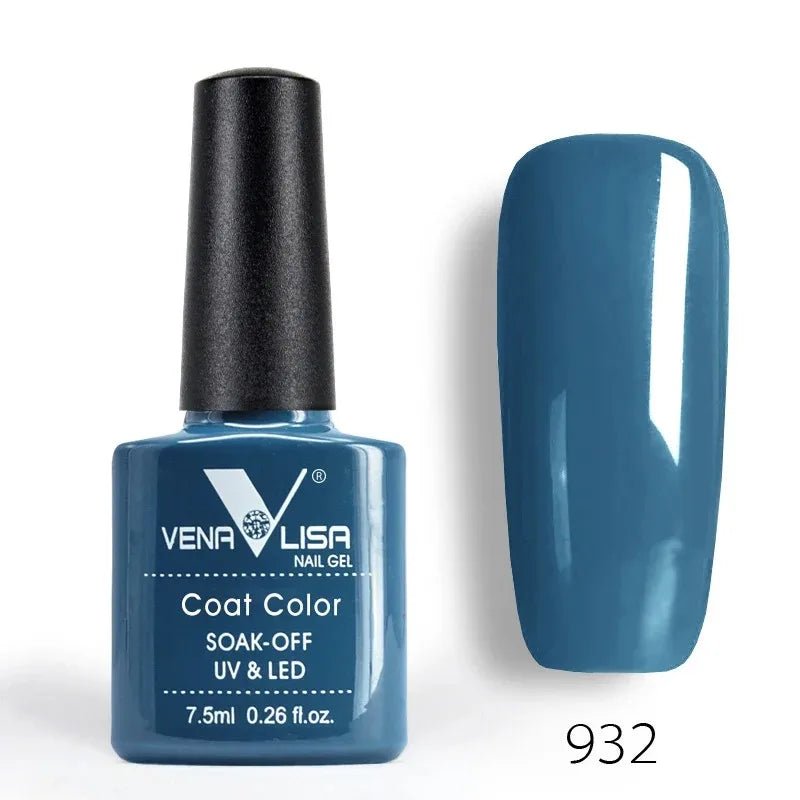 Venalisa Fashion Shiny 7.5ml Soak off UV Gel Nail Polish Nail Art Manicure Cosmetics Nail Gel Tips Varnish L1 - La Tienda Bella