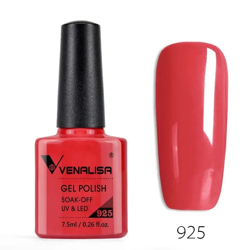 Venalisa Fashion Shiny 7.5ml Soak off UV Gel Nail Polish Nail Art Manicure Cosmetics Nail Gel Tips Varnish L1 - La Tienda Bella