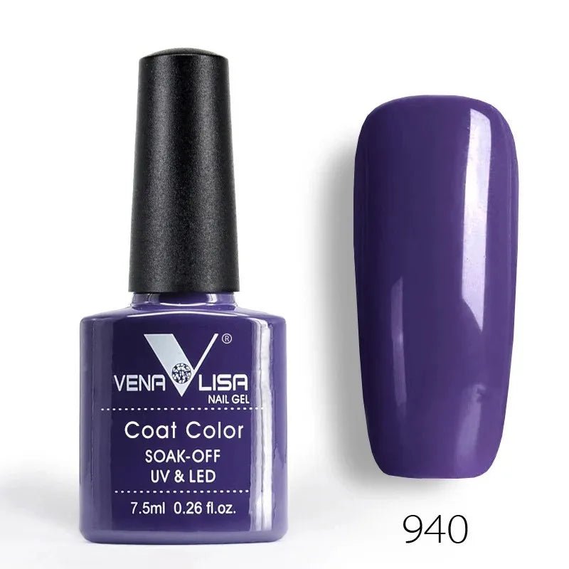 Venalisa Fashion Shiny 7.5ml Soak off UV Gel Nail Polish Nail Art Manicure Cosmetics Nail Gel Tips Varnish L1 - La Tienda Bella