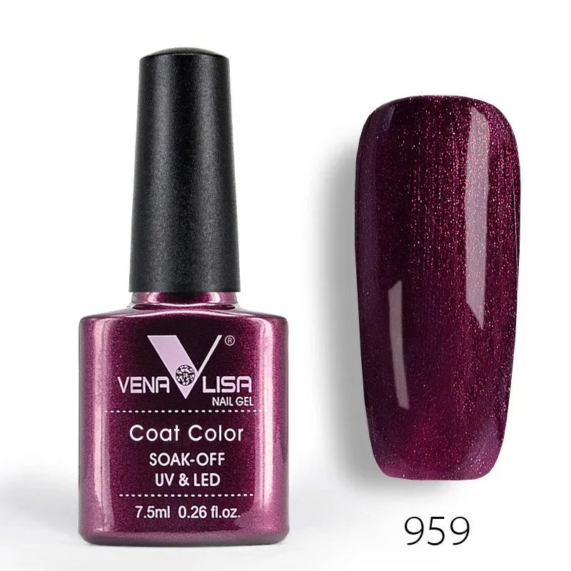 Venalisa Fashion Shiny 7.5ml Soak off UV Gel Nail Polish Nail Art Manicure Cosmetics Nail Gel Tips Varnish L1 - La Tienda Bella