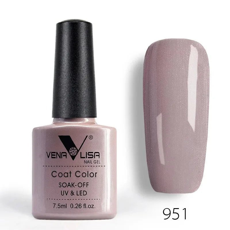 Venalisa Fashion Shiny 7.5ml Soak off UV Gel Nail Polish Nail Art Manicure Cosmetics Nail Gel Tips Varnish L1 - La Tienda Bella