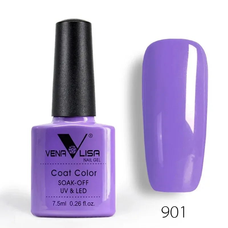 Venalisa Fashion Shiny 7.5ml Soak off UV Gel Nail Polish Nail Art Manicure Cosmetics Nail Gel Tips Varnish L1 - La Tienda Bella