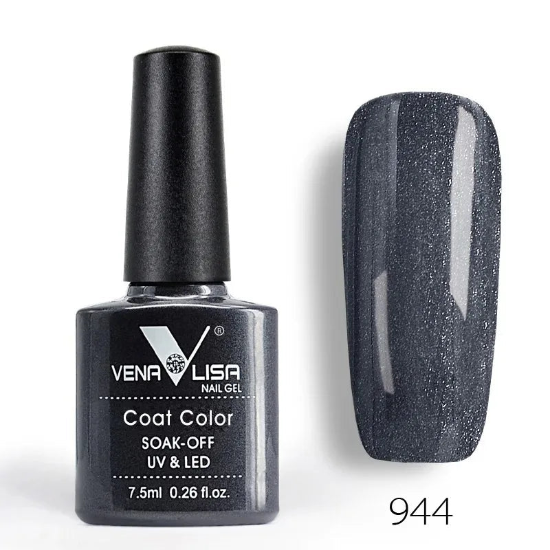 Venalisa Fashion Shiny 7.5ml Soak off UV Gel Nail Polish Nail Art Manicure Cosmetics Nail Gel Tips Varnish L1 - La Tienda Bella