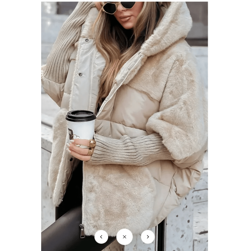 Winter Jacket Women 2024 Loose New Down Jacket Hooded Long Sleeve Winter Clothes - La Tienda Bella