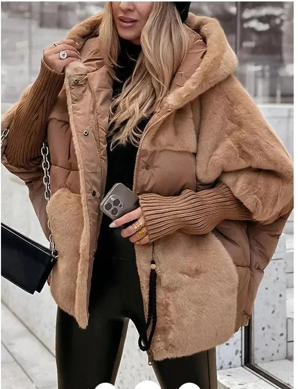 Winter Jacket Women 2024 Loose New Down Jacket Hooded Long Sleeve Winter Clothes - La Tienda Bella