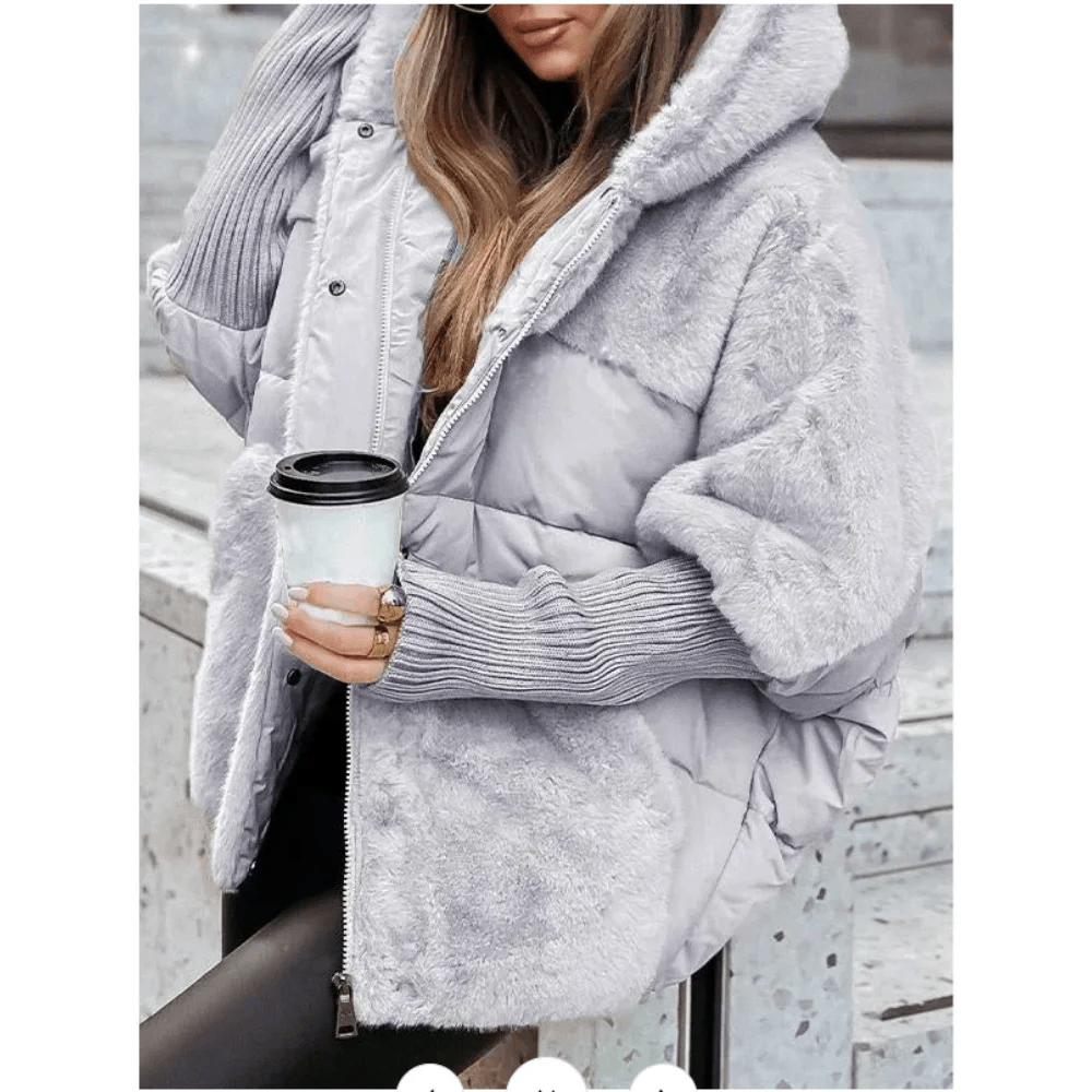 Winter Jacket Women 2024 Loose New Down Jacket Hooded Long Sleeve Winter Clothes - La Tienda Bella
