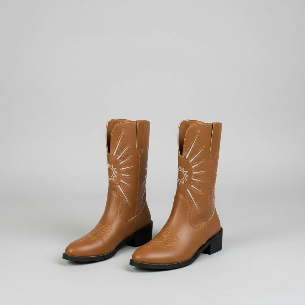 Women Ankle Boots Fashion Shoes Mid Heels Casual New 2024 Winter Sexy Women Boots Party Designer Elegant Pumps Chaussures Femme - La Tienda Bella